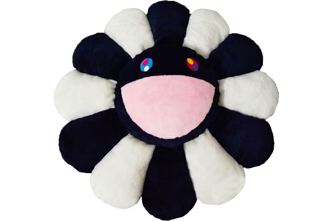 

Мягкая плюшевая фигурка Takashi Murakami Flower, 1 м, черный/белый/розовый