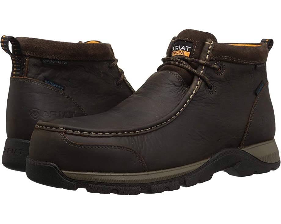 

Ботинки Edge LTE Moc Waterproof Composite Toe Ariat, коричневый