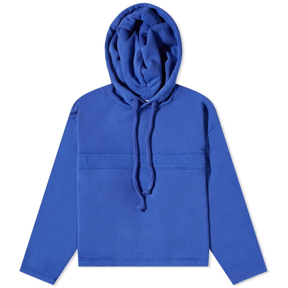 

Толстовка Acne Studios Farmy Chain Rib Hoody, Синий