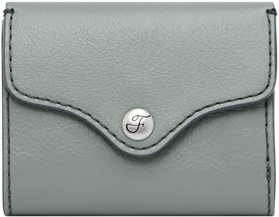 

Кошелек Heritage Leather Trifold Fossil, цвет Smokey Blue