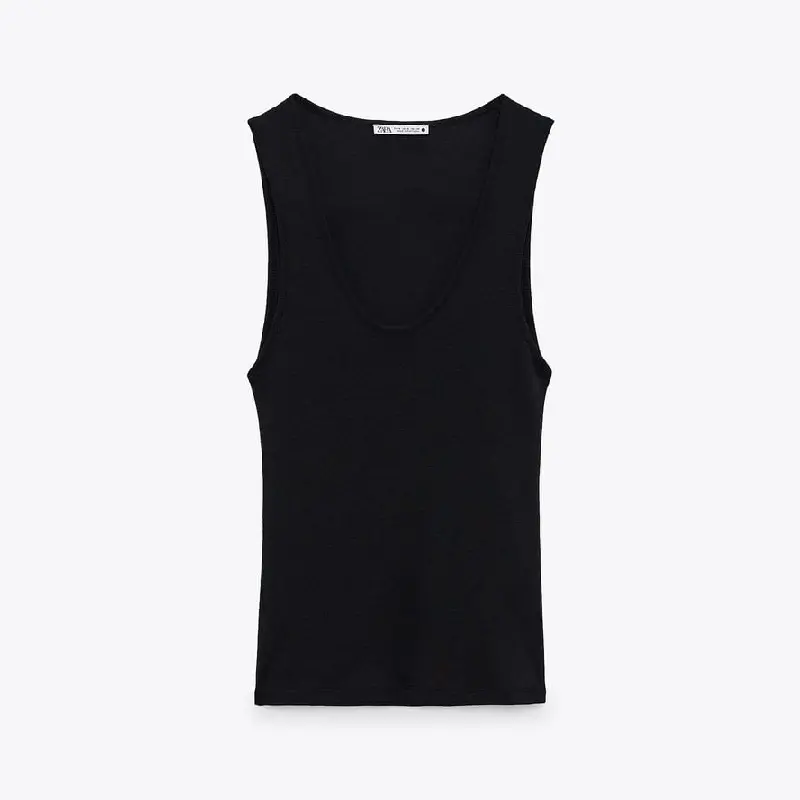 

Топ Zara Strappy, черный