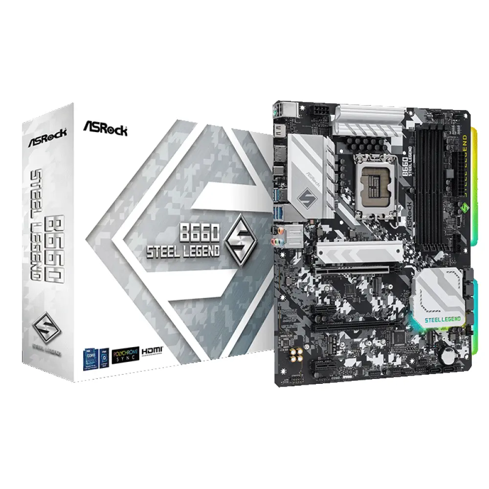 

Материнская плата ASRock B660 Steel Legend, LGA 1700, DDR4