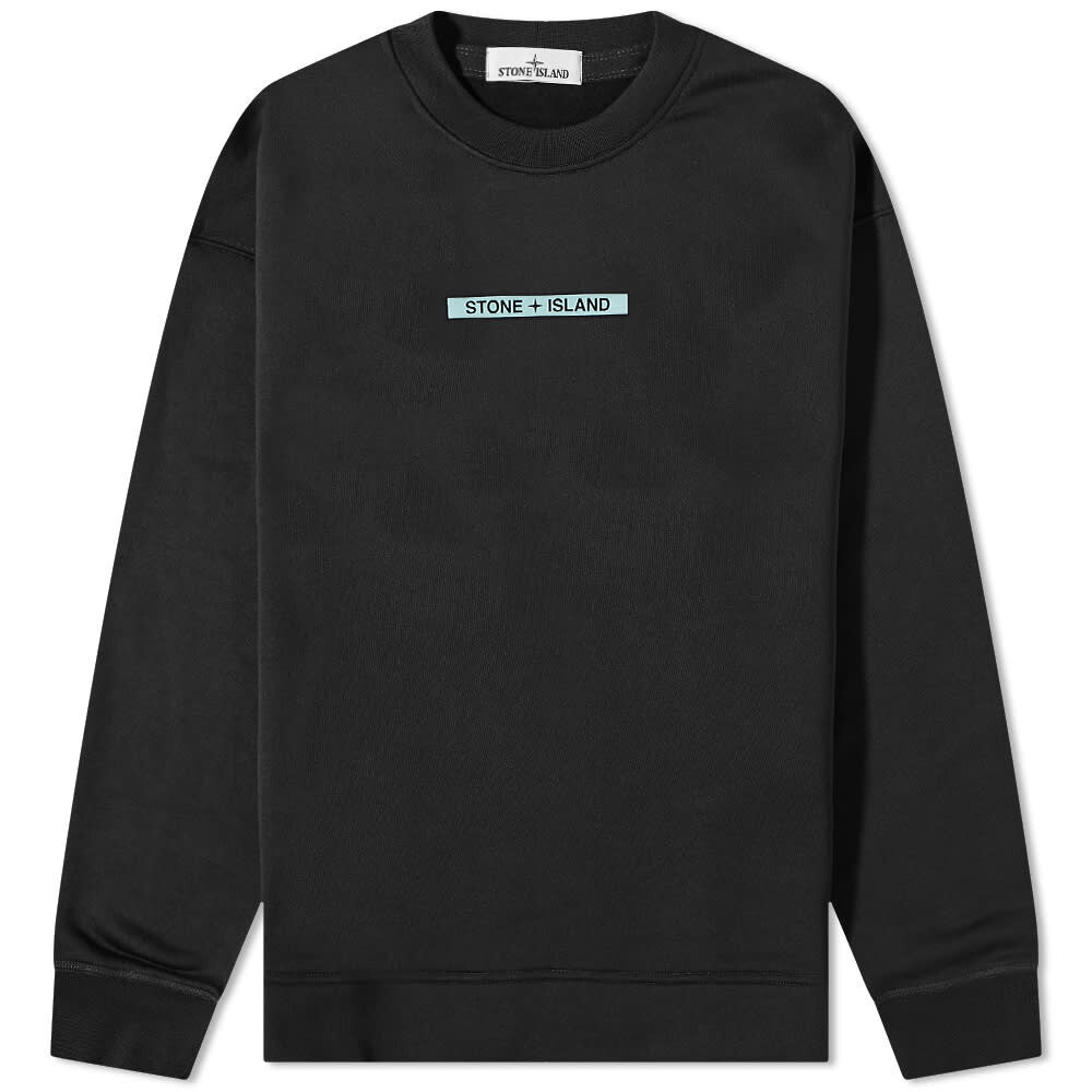 

Толстовка Stone Island Microbranding Crew Sweat, Черный