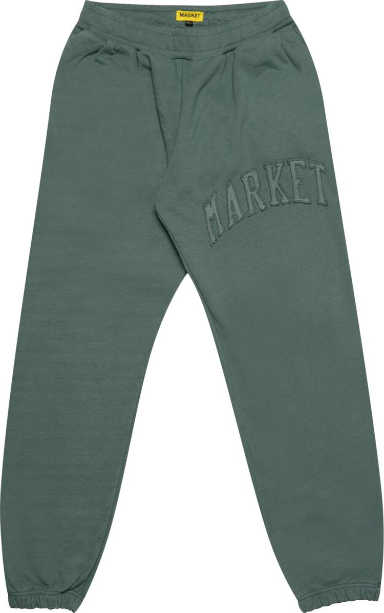 Спортивные брюки Market Vintage Washed Sweatpants 'Alpine', зеленый - фото