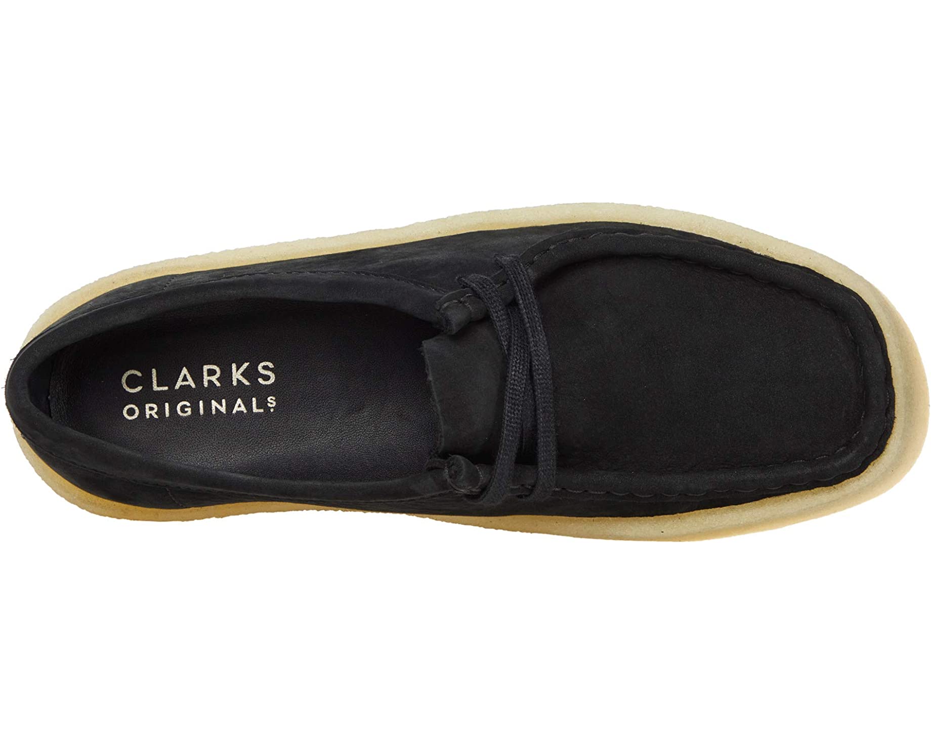 Кроссовки Wallabee Cup Clarks, черный - фото