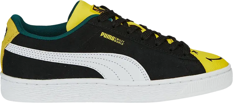 

Кроссовки Puma SmileyWorld x Suede Big Kid Black Vibrant Yellow, черный