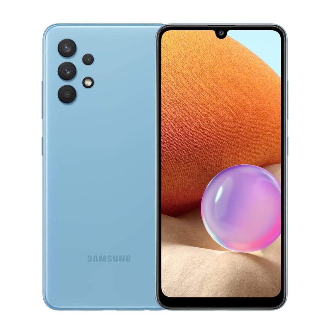 

Смартфон Samsung Galaxy A32 4G, 4Гб/128Гб, (2 Nano-Sim), синий