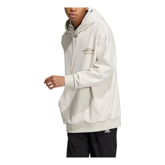 

Худи Adidas logo hoodie 'Beige' IB2716, бежевый