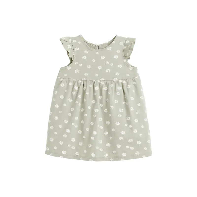 

Платье детское H&M Ruffle-trimmed, светло-зеленый/цветы
