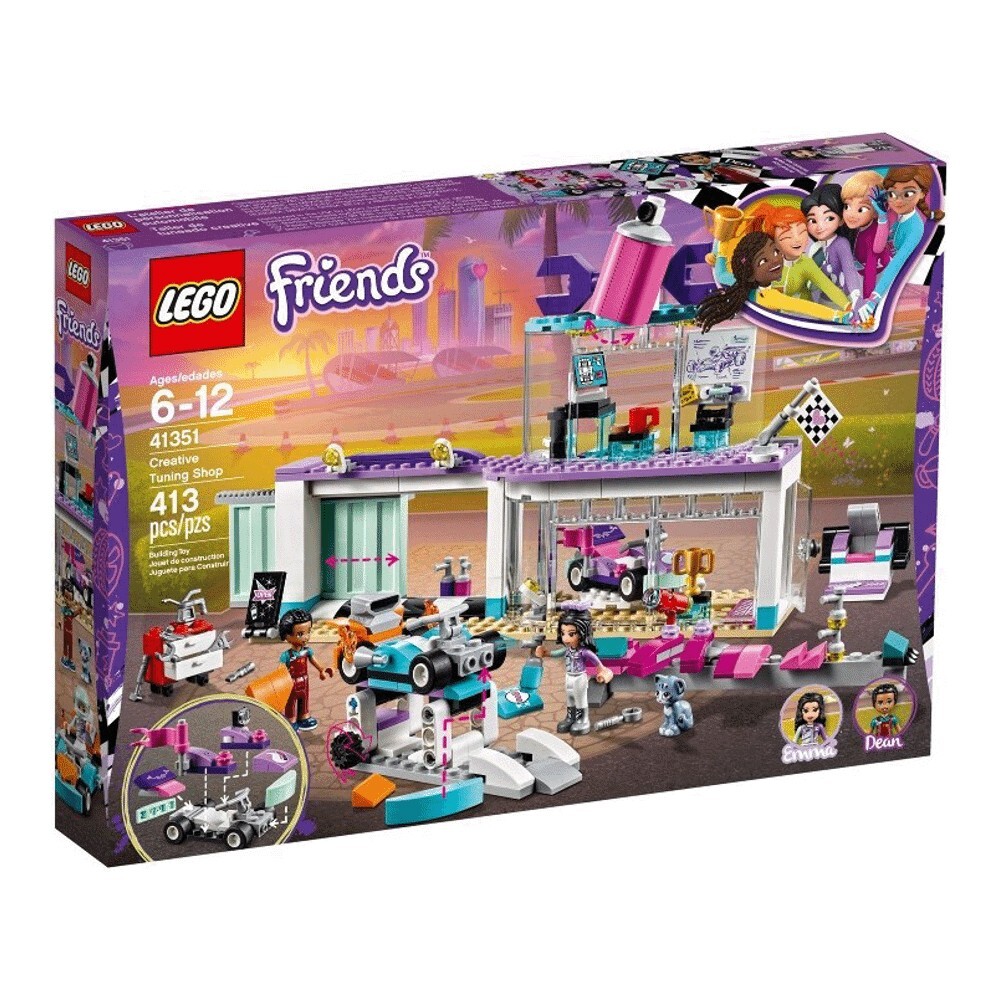 Конструктор LEGO Friends 41351 Мастерская по тюнингу автомобилей - фото