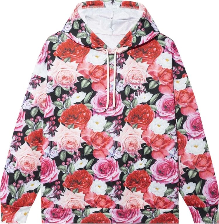 Худи Anti Social Social Club Guard Down Hoodie 'Flower', розовый - фото