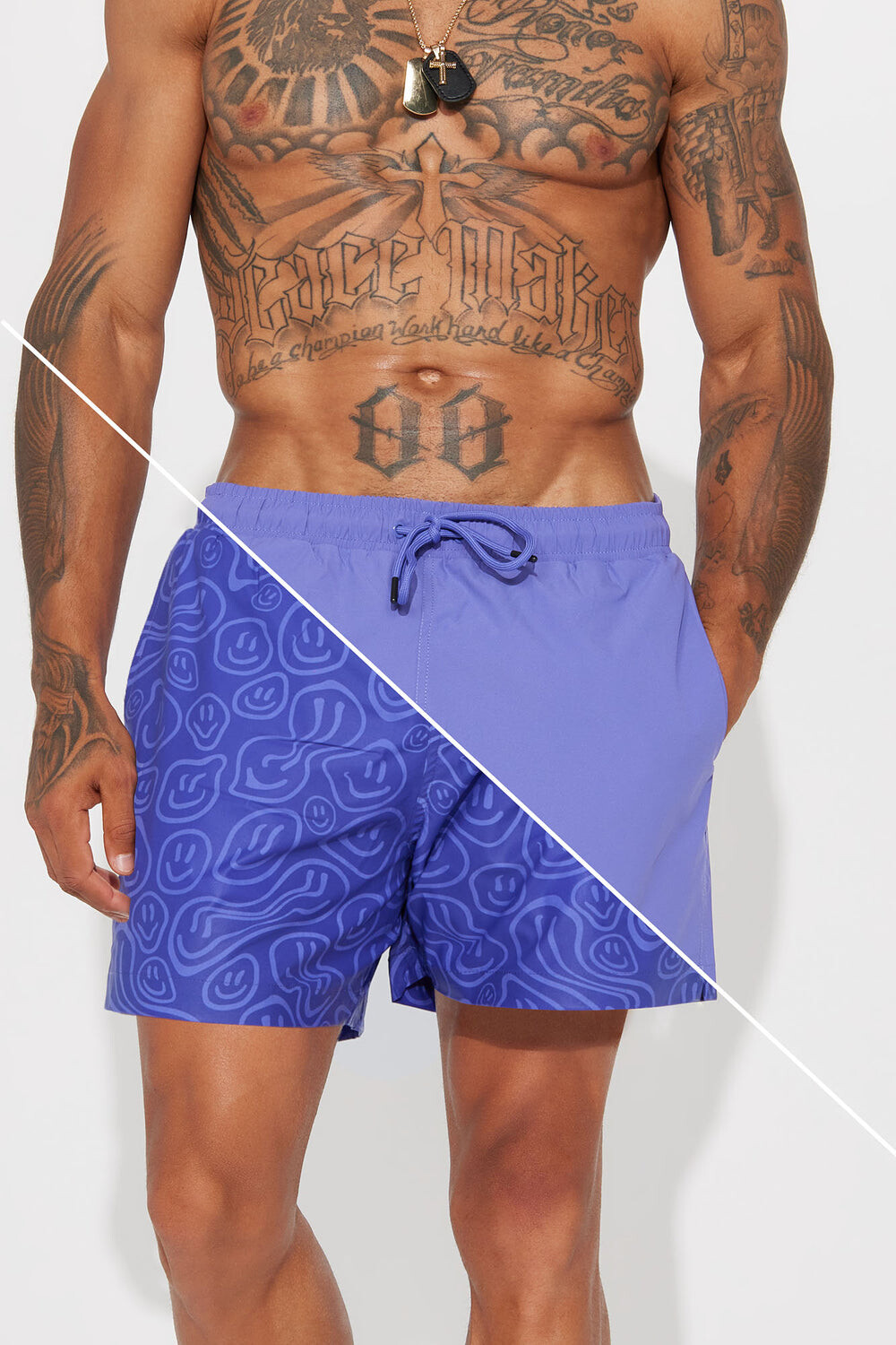

Плавки Fashion Nova ZDF01W310034, фиолетовый