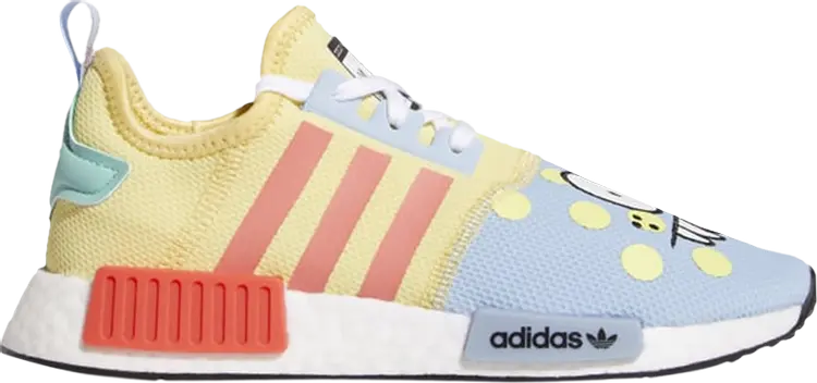 

Кроссовки Adidas Kevin Lyons x NMD_R1 Refined Little Kid 'Monster', синий
