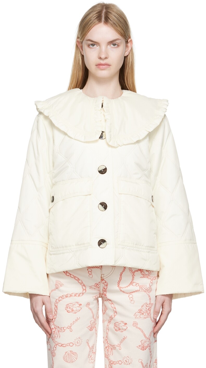 

Стеганая куртка Off-White GANNI, Белый
