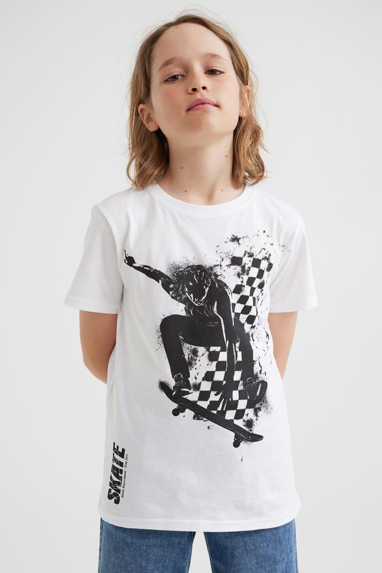 

Хлопковая футболка H&M