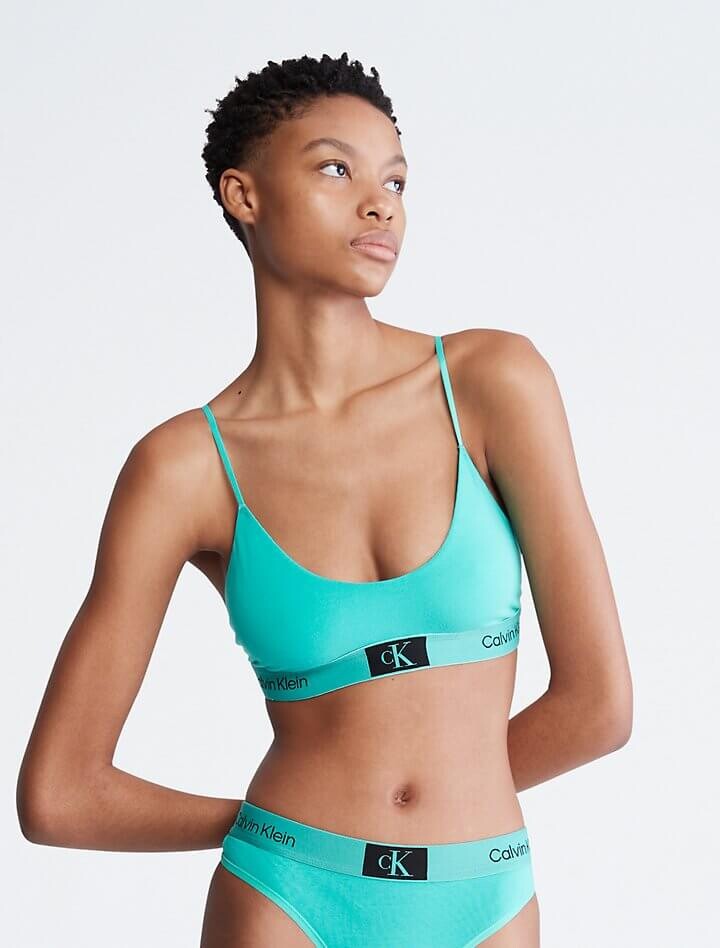 

Бюстгальтер без косточек Calvin Klein 1996, голубой