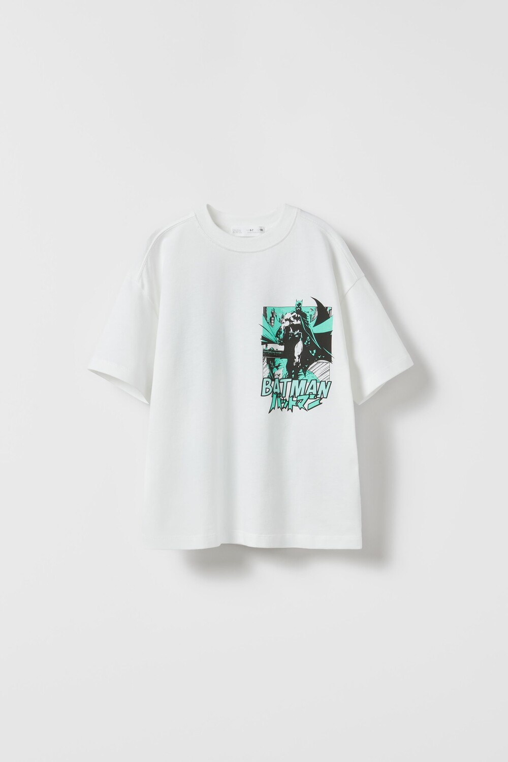 

Футболка с бэтменом & dc comics Zara, устричный белый