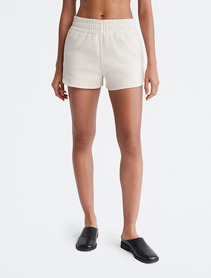 

Флисовые шорты с логотипом Calvin Klein