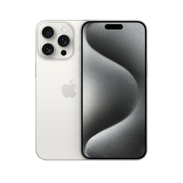 

Смартфон Apple iPhone 15 Pro Max, 256 ГБ, (2 E-SIM), White Titanium, Белый