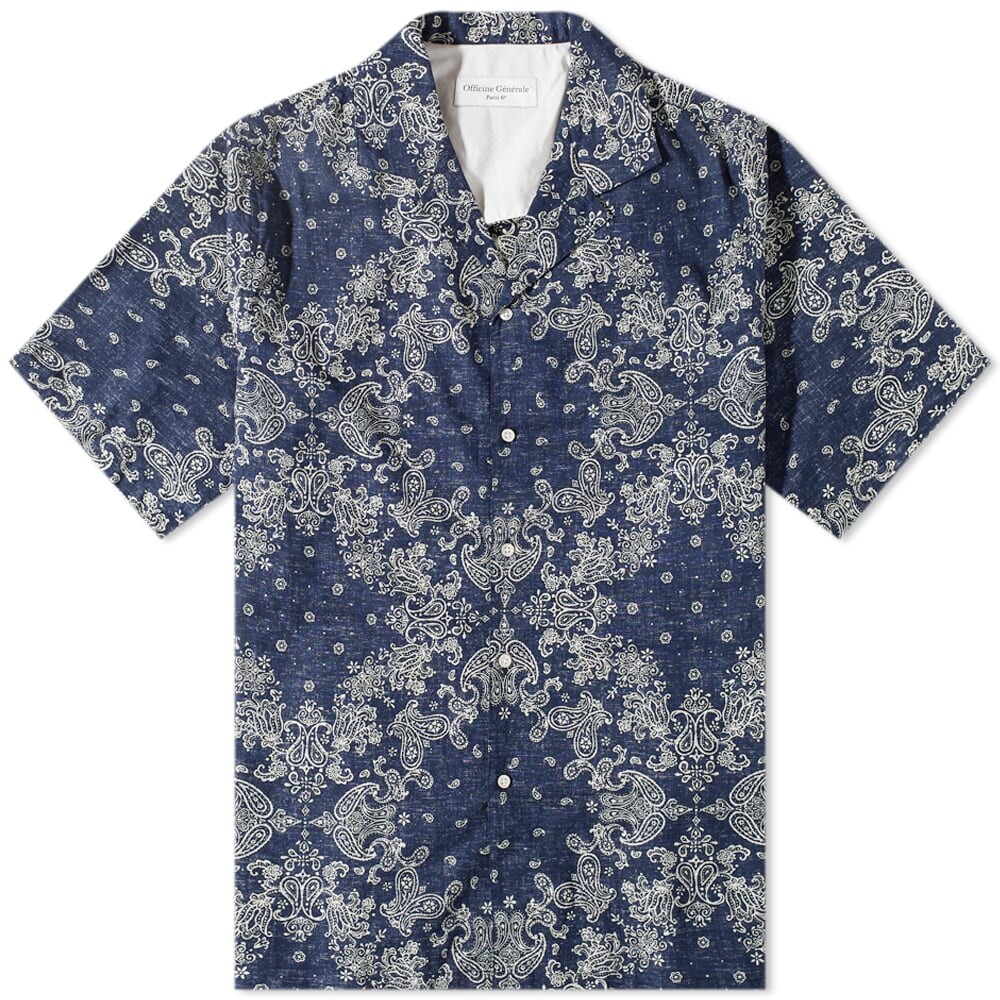 

Рубашка Officine Generale Erin Bandana Vacation Shirt