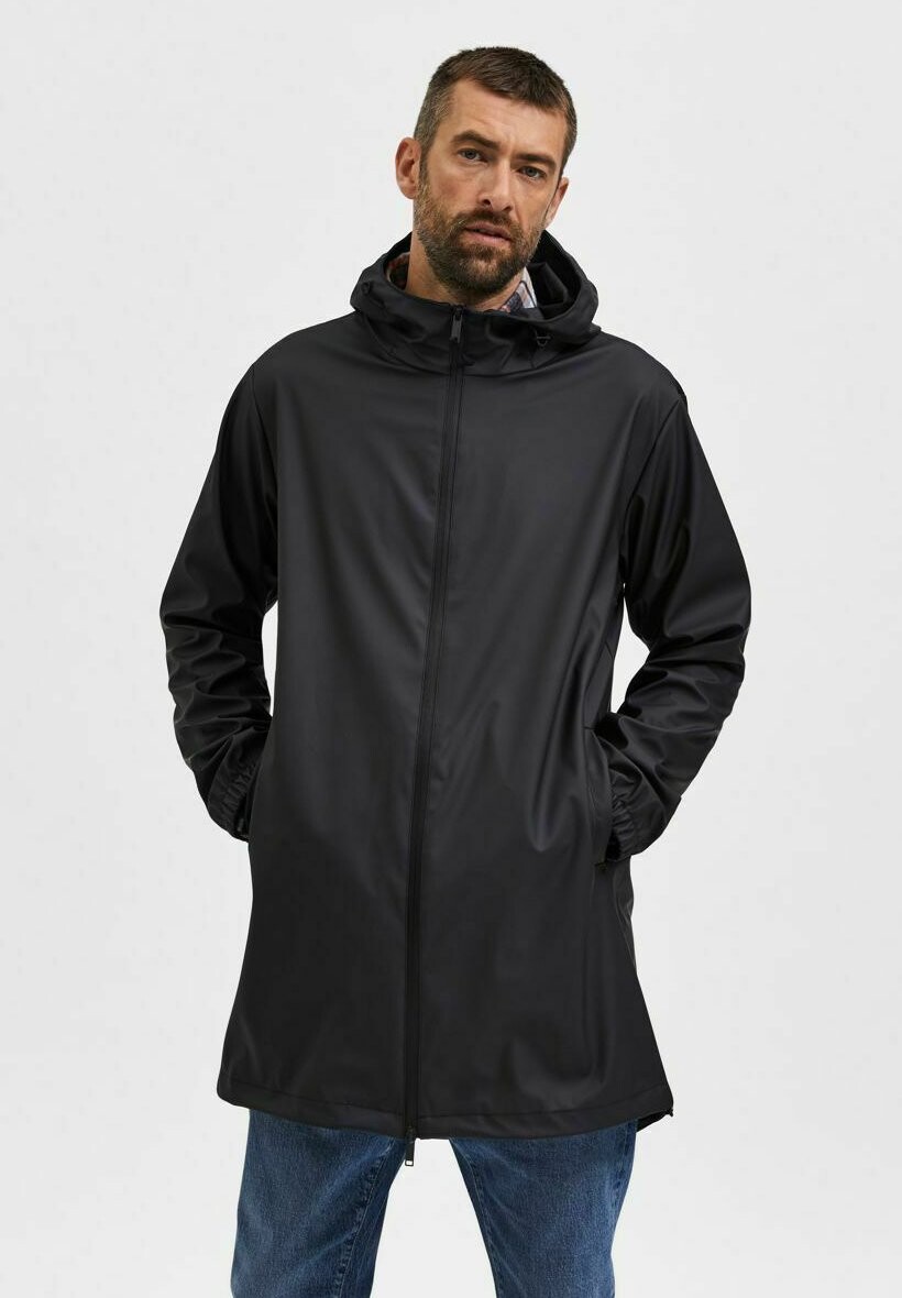 Пальто короткое Selected Homme, черный