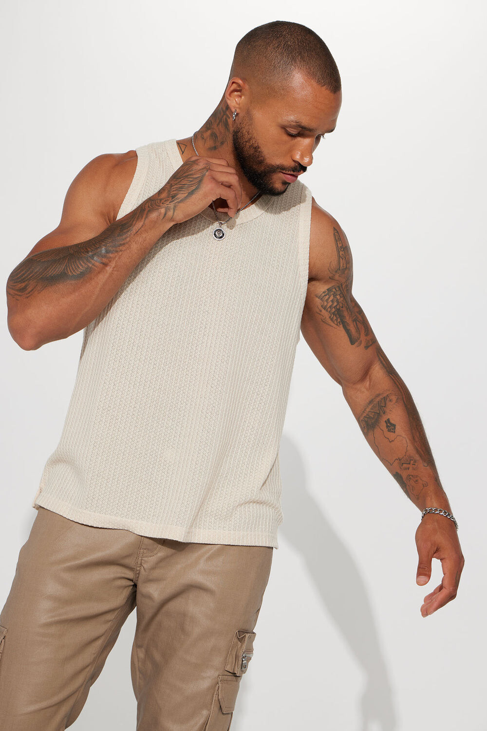 

Майка Fashion Nova ZDF01K310085, бежевый