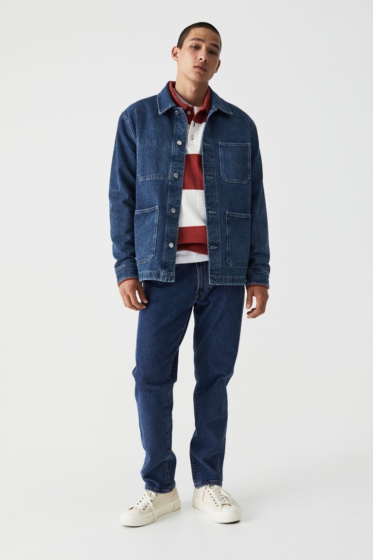 

Обычные джинсы H&M, синий деним
