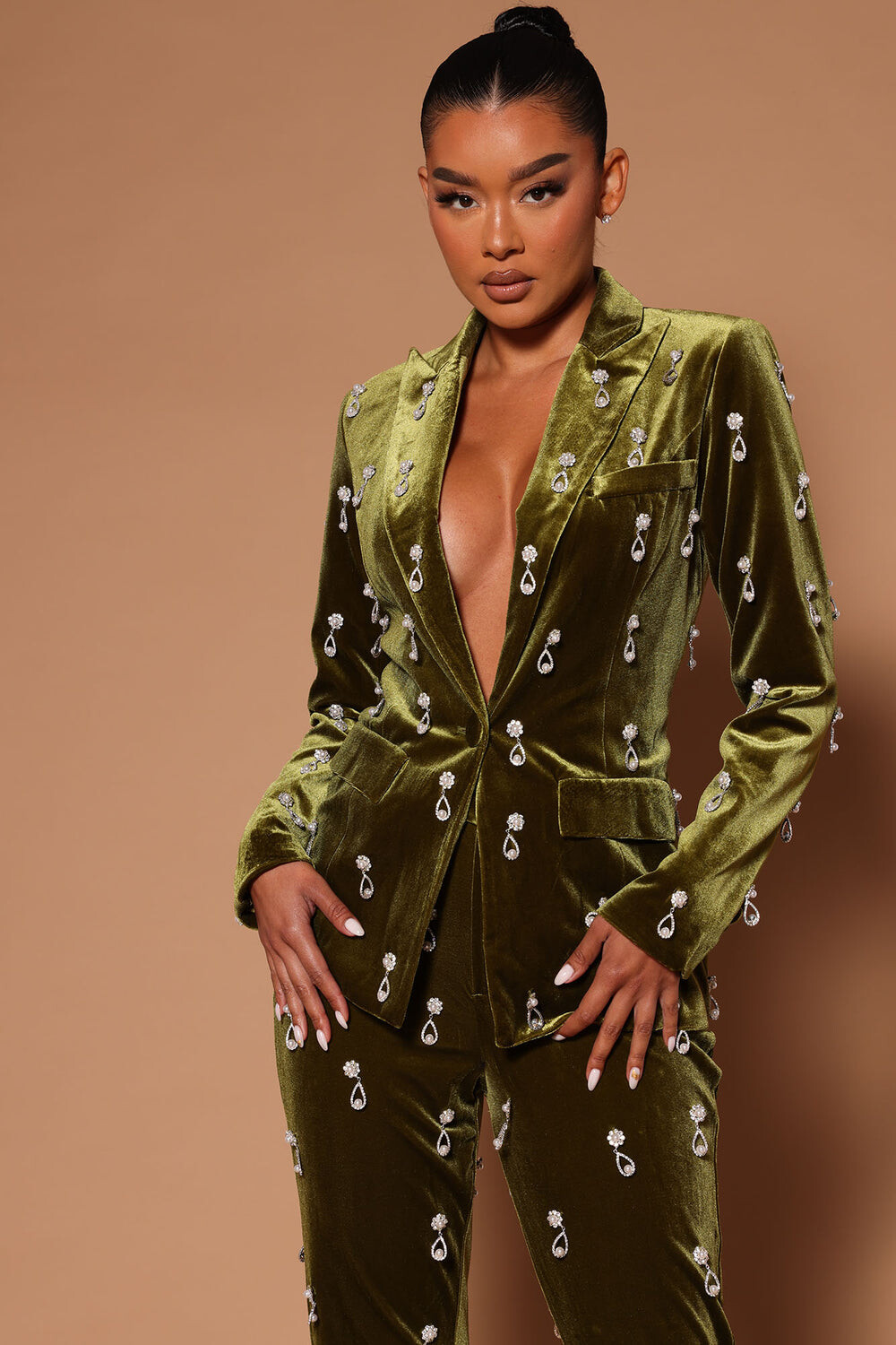

Блейзер Fashion Nova B42365, шартрез