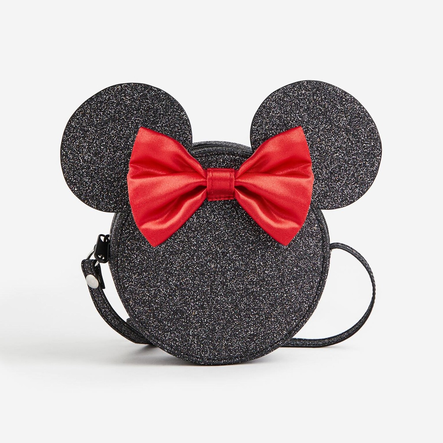 

Сумка H&M Disney Minnie Mouse Glittery Shoulder, черный/красный