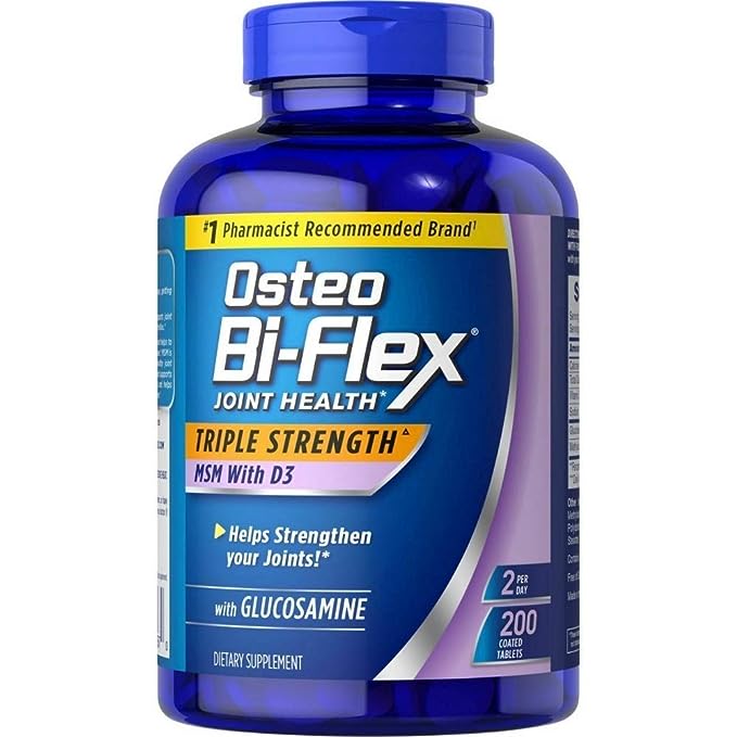 Osteo Bi Osteo Bi Flex, добавка глюкозмин, 1500 мг, витамин D, 1000 МЕ, таблетка (200 шт.), 200 шт. osteo bi flex здоровье суставов тройная сила формула msm 80 таблеток в оболочке