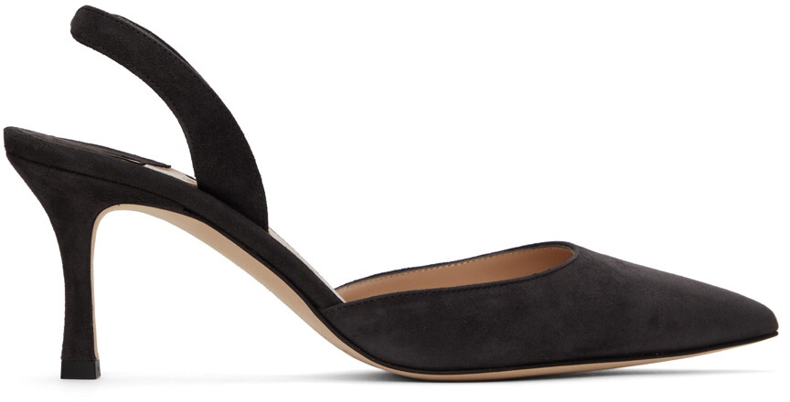 

черные каблуки Кэролайн Manolo Blahnik