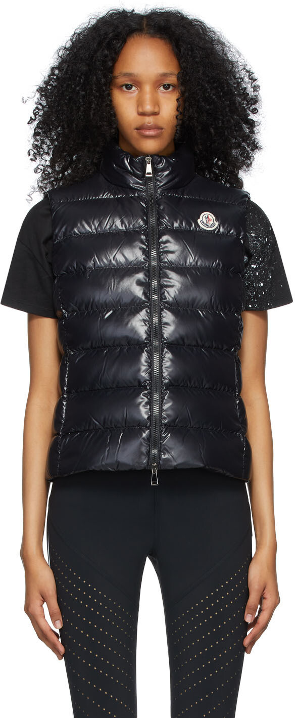 

Черный пуховый жилет Ghany Moncler
