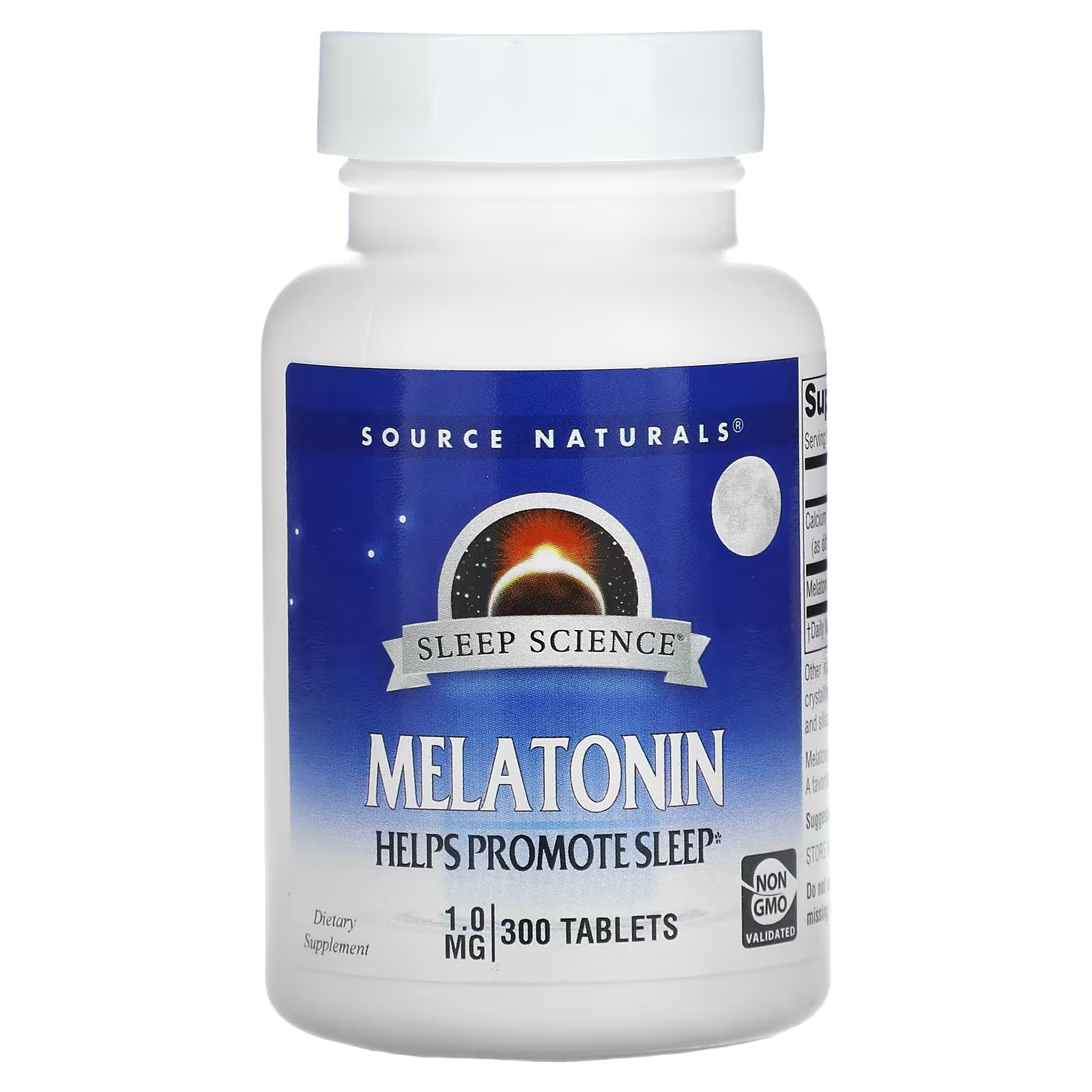 Source Naturals Sleep Science мелатонин 1 мг, 300 таблеток source naturals sleep science melatonin 1 0 mg 300 tablets