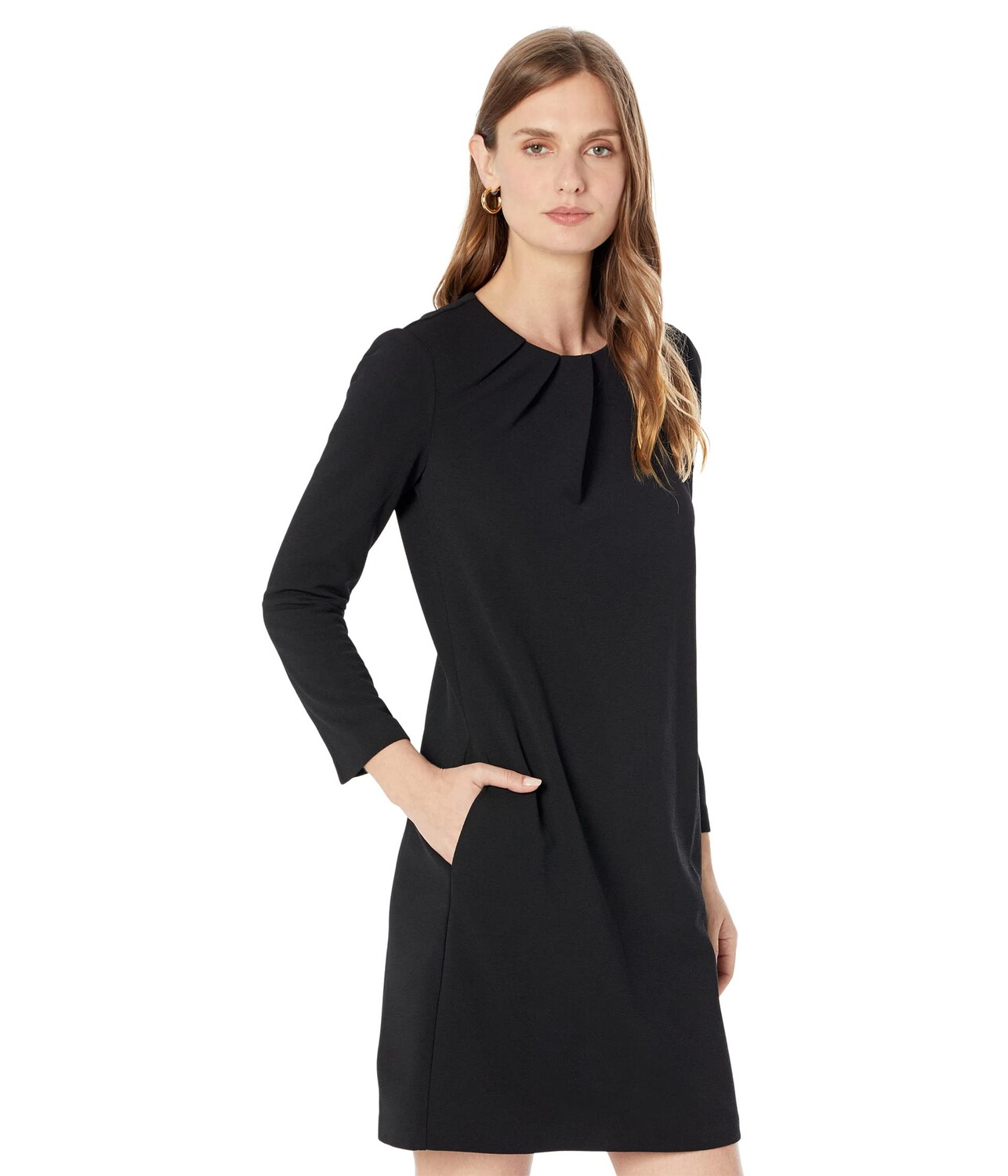 Платье Maggy London, Asymmetrical Draped Sheath Dress