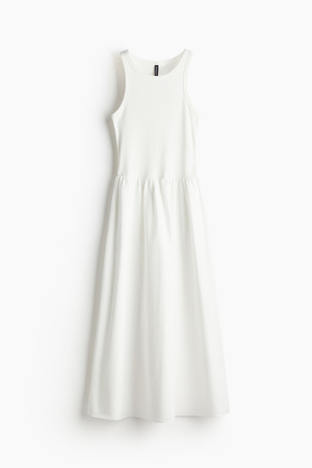 

Платье H&M Poplin-skirt Ribbed Jersey, кремовый, Бежевый, Платье H&M Poplin-skirt Ribbed Jersey, кремовый