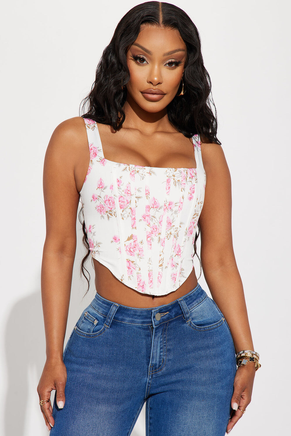 

Топ Fashion Nova 23GWQ3011, белый