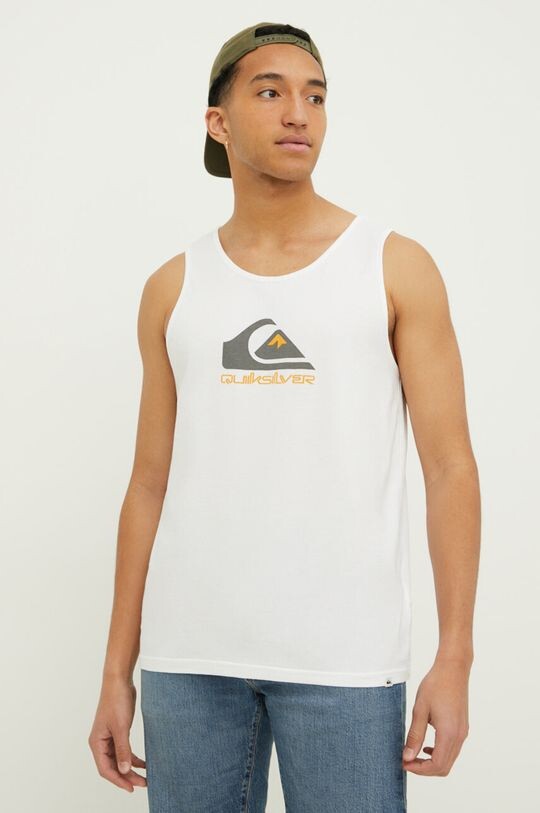

Хлопковая футболка Quiksilver, белый