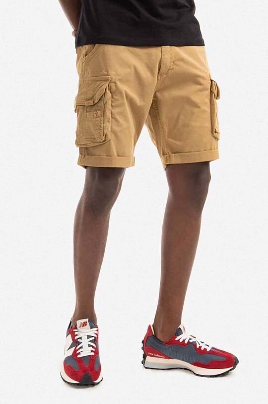 

Хлопковые шорты Crew Short Alpha Industries, бежевый