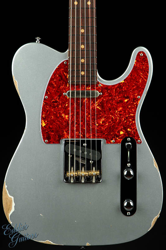 

Электрогитара Suhr Eddie's Guitars Exclusive Roasted Classic T Antique - Firemist Silver