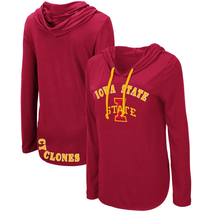 

Футболка с длинным рукавом Colosseum Iowa State Cyclones, кардинал