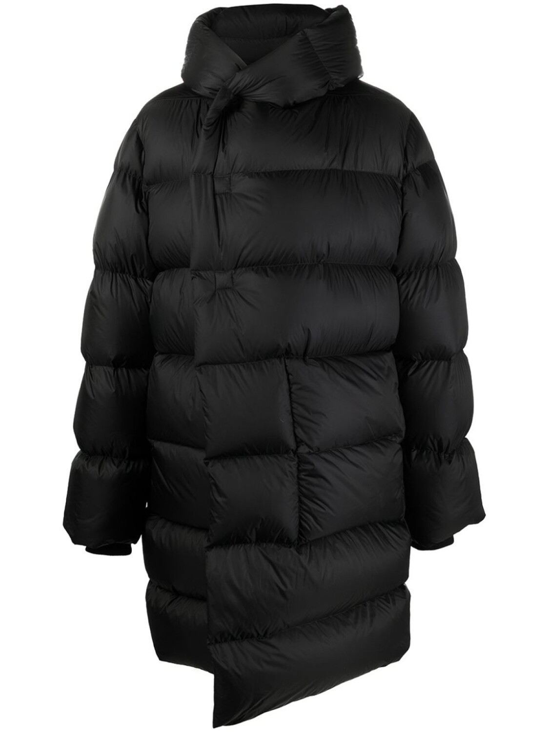 

Пуховик с капюшоном Rick Owens, черный