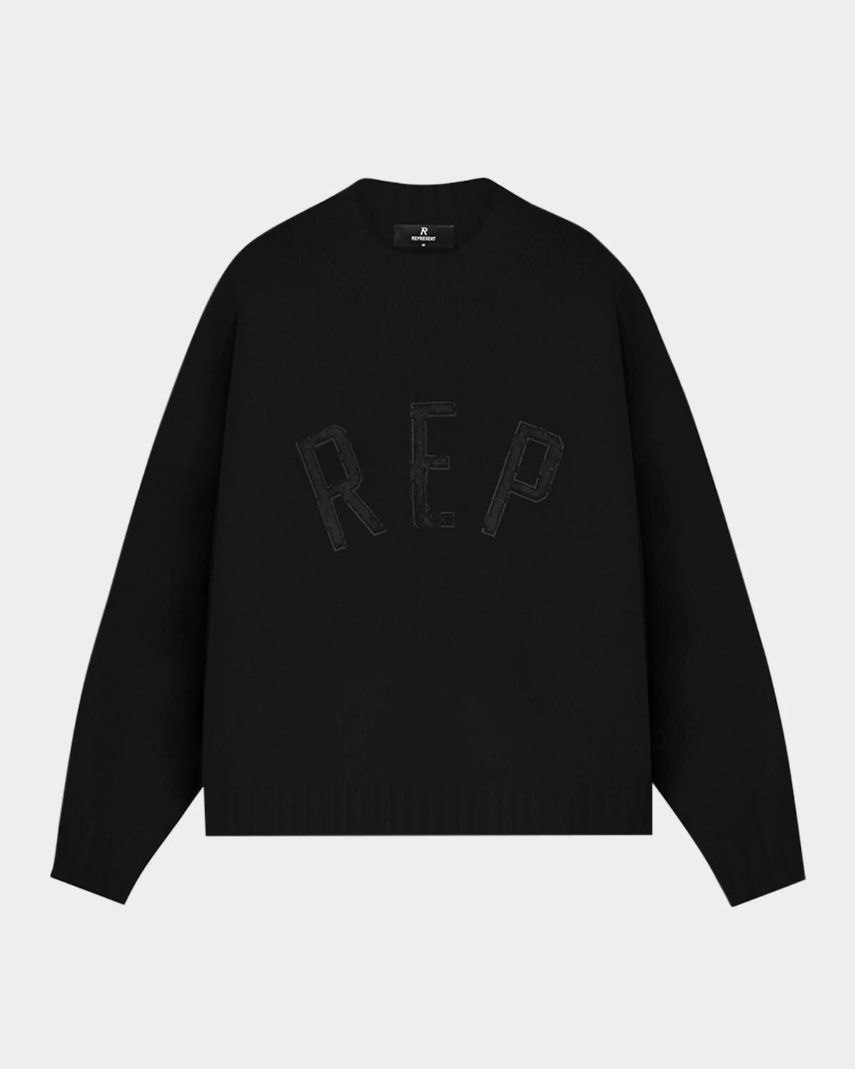 

Мужской свитер из смесовой шерсти REP Represent, черный