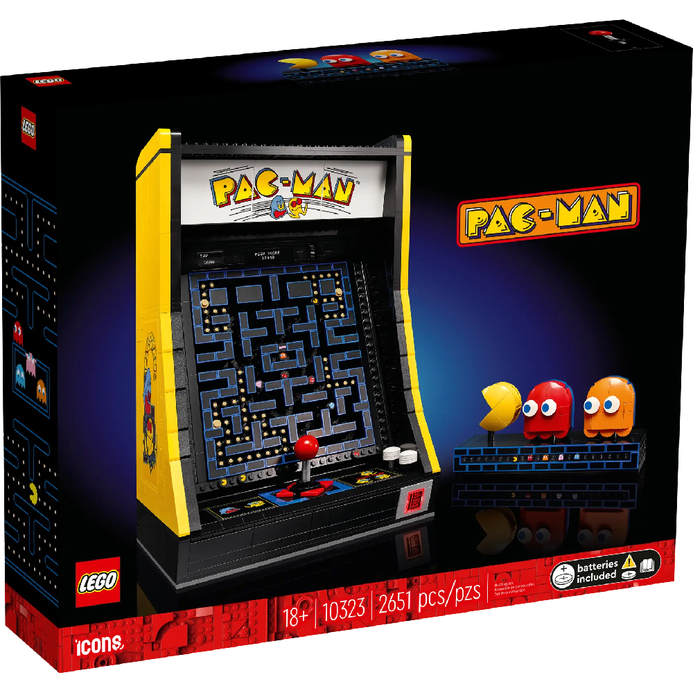 Конструктор Lego PAC-MAN Arcade 10323, 2651 деталь 2022 пандора dx 3000 в 1 для аркадных игр jamma vga cga hd для аркадных игр