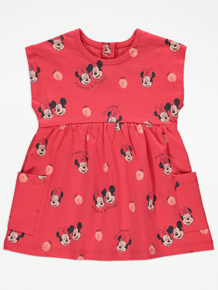 

Красное платье с принтом Disney Minnie & Mickey Mouse George., красный