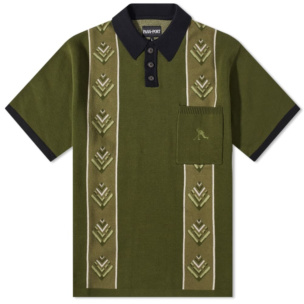 

Футболка Pass~Port Haven Knitted Polo, Серый