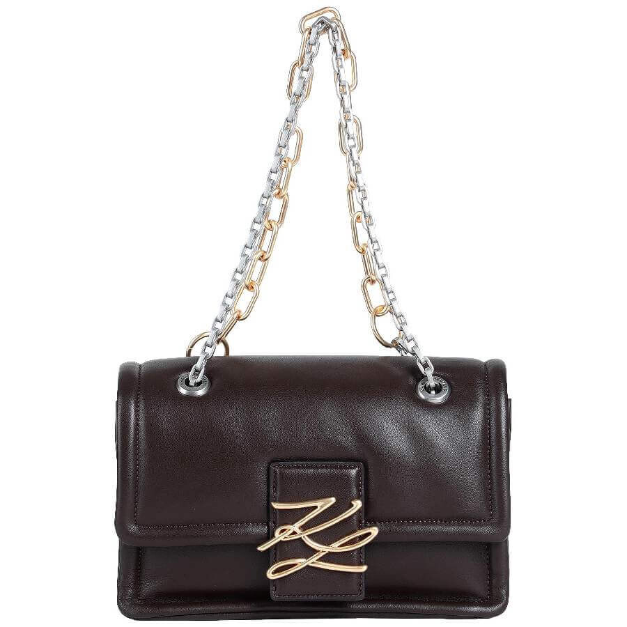 

Сумка Karl Lagerfeld K/Autograph Soft, темно-коричневый