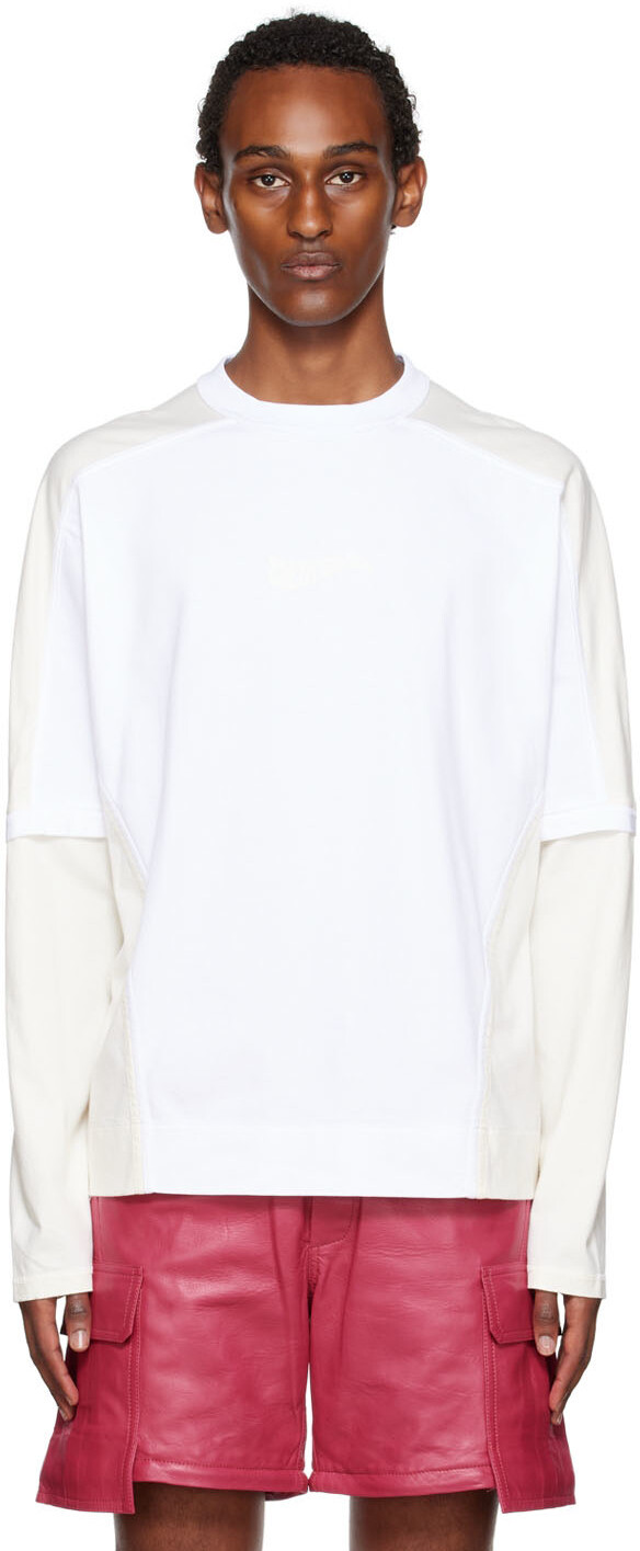 

Off-White Le Papier 'Le T-Shirt Crema' Футболка с длинным рукавом Jacquemus
