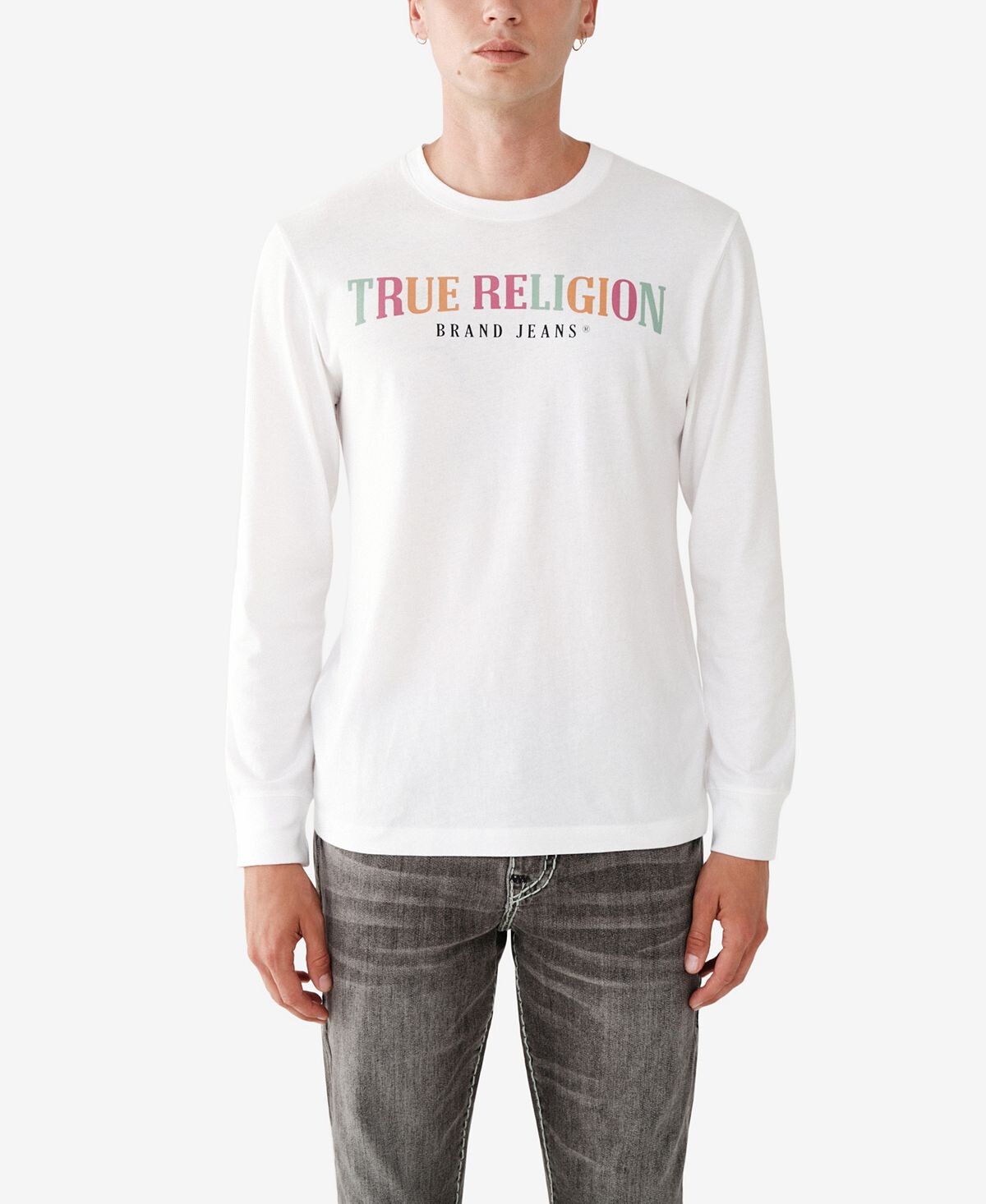 

Альтернативная мужская футболка с длинными рукавами True Religion, мульти