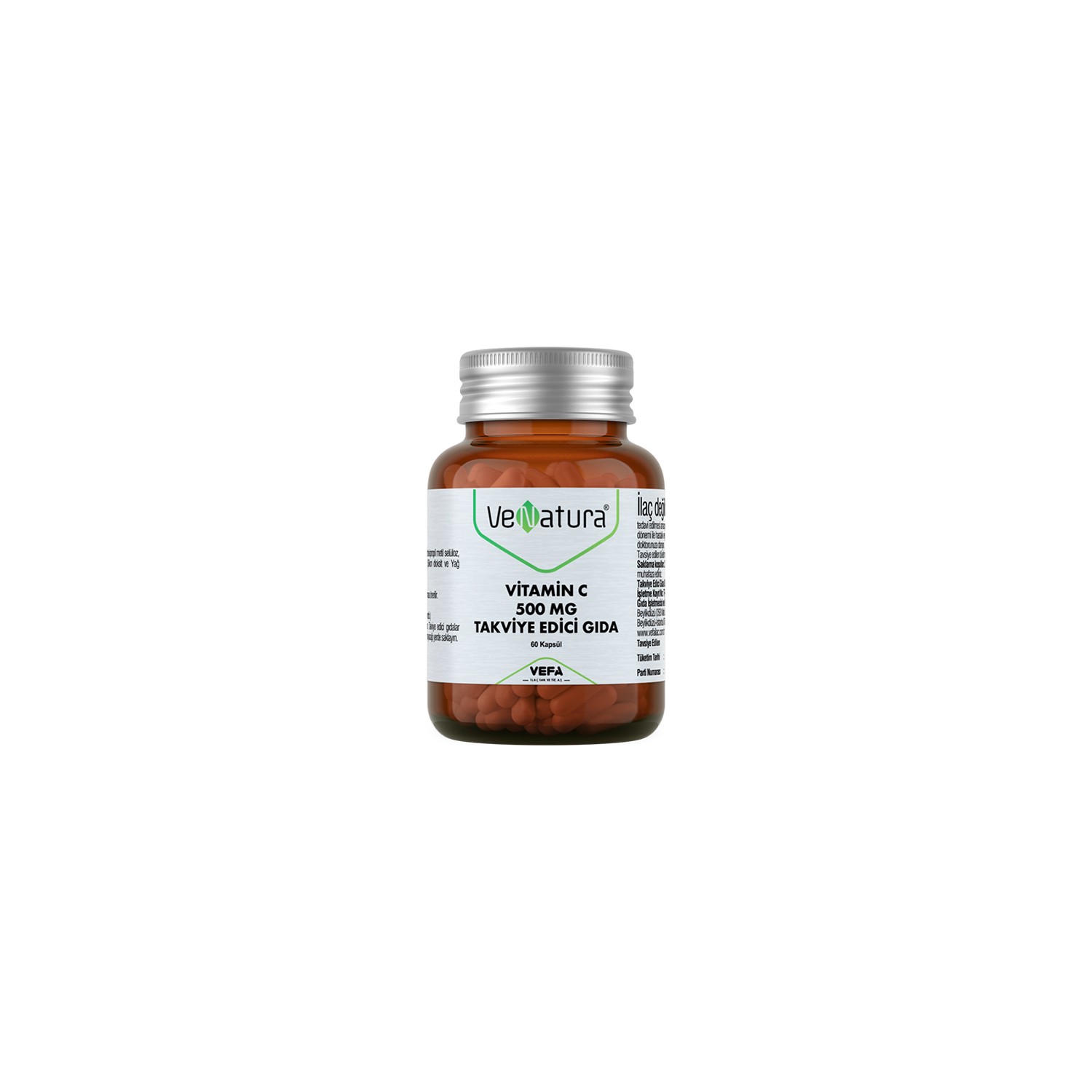 Витамины Venatura C, 500 мг, 60 капсул