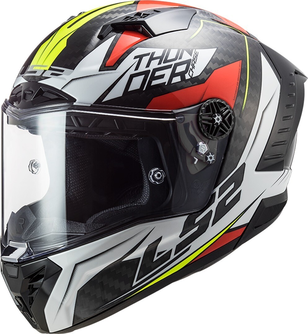 

LS2 FF805 Thunder Chase Carbon Шлем, белый/красный